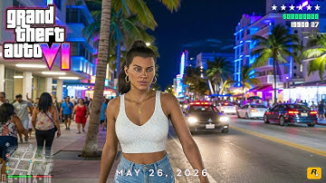 Grand Theft Auto VI Gameplay 2026 | GTA 6 Trailer 6 New Update AI