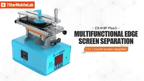 SUNSHINE S-918F PLUS 5 in 1 Curved Screen Separator Edge Screen Separate Machine for Glue Removal