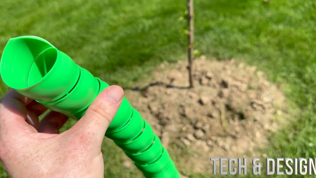 6PCS Tree Trunk Protector, Plastic Spiral-Type Tree Guard with 2 Size, Tree Bark Protector Tube