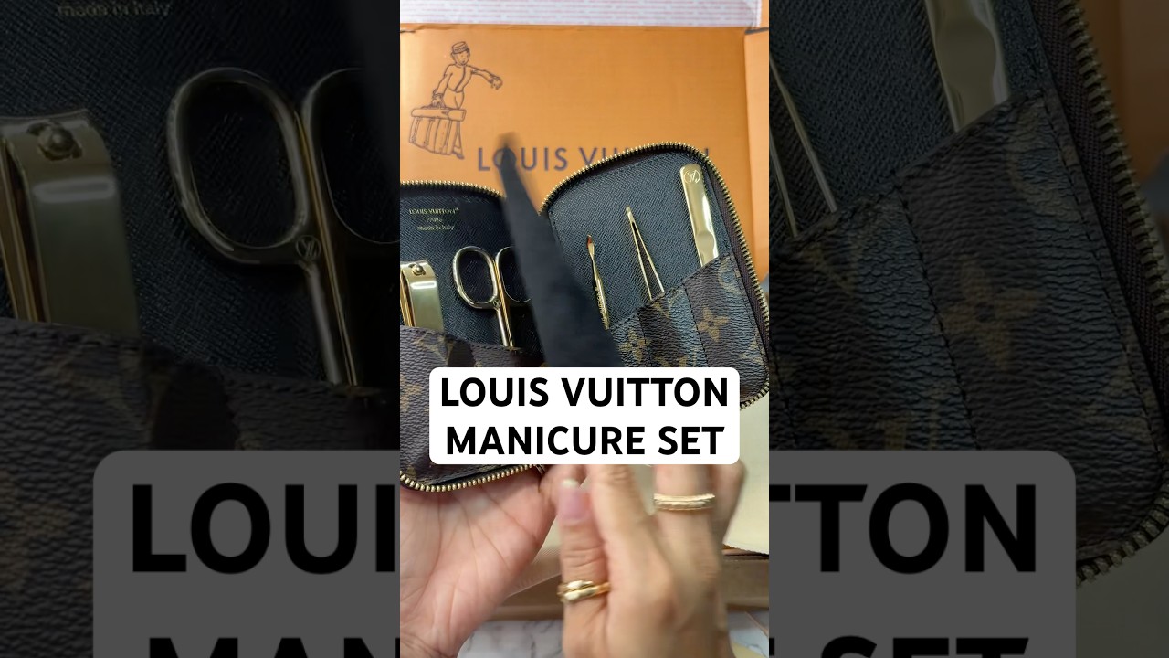 LOUIS VUITTON MANICURE SET 💅🏽 THE MOST RIDICULOUS OR MOST
