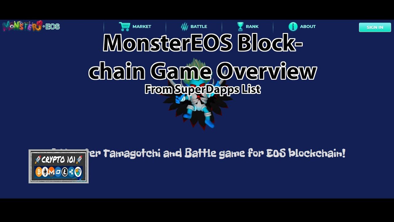 Monster EOS Overview from SuperDapps List