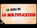 Le sens de la multiplication