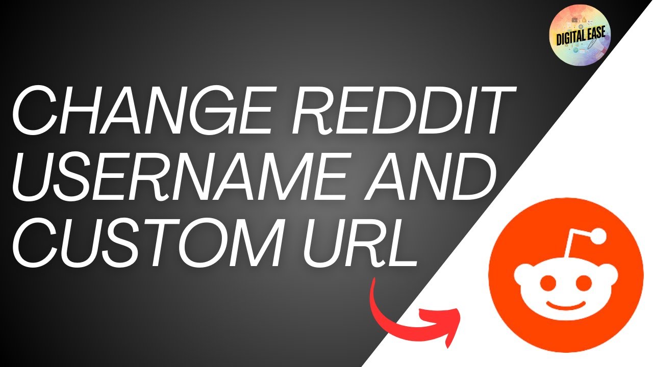 How To Change Reddit Username And Custom URL - YouTube