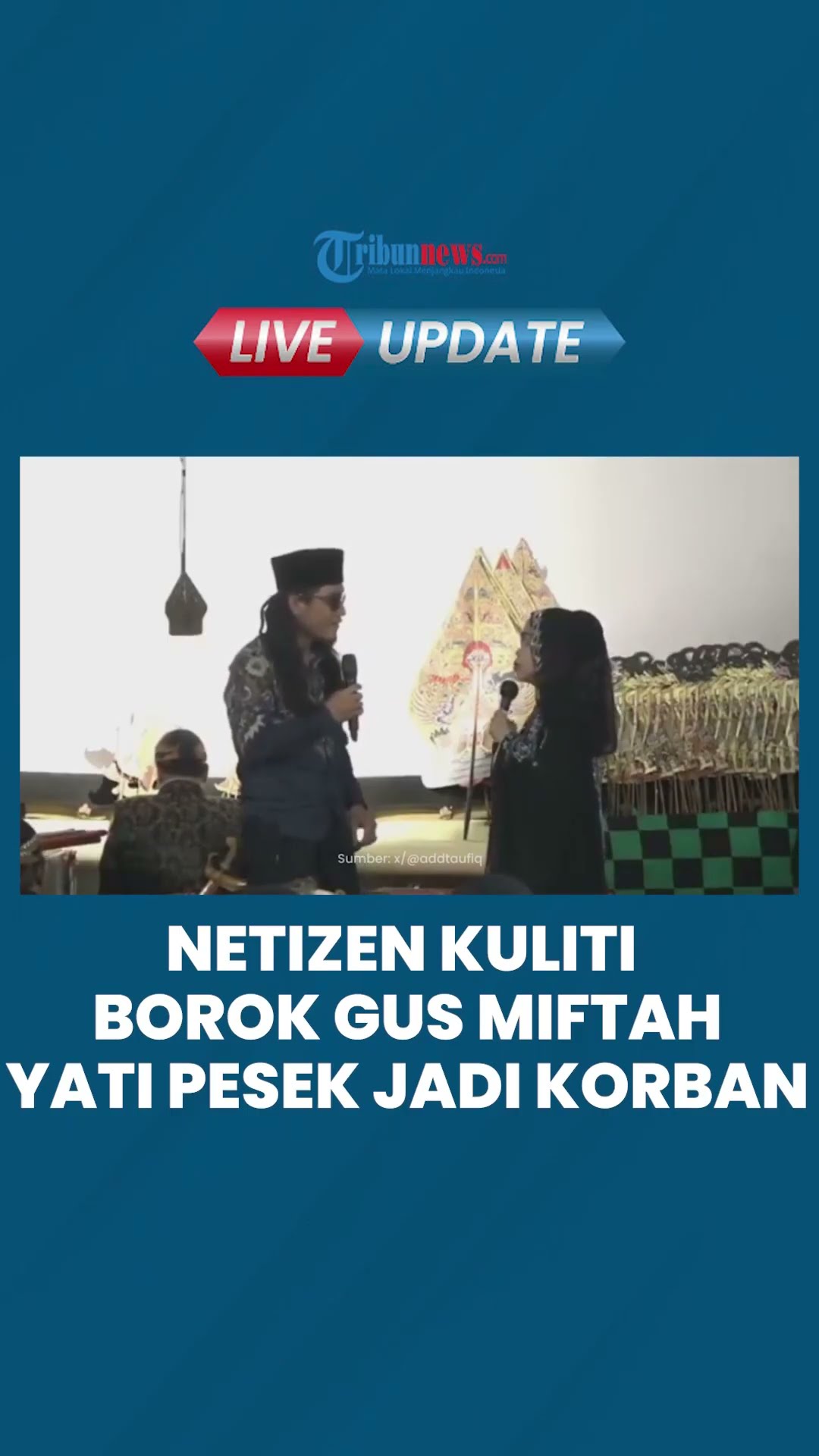 Netizen Makin Geram Tahu Borok Gus Miftah Hina Penjual Es Teh hingga Sinden Senior Yati Pesek