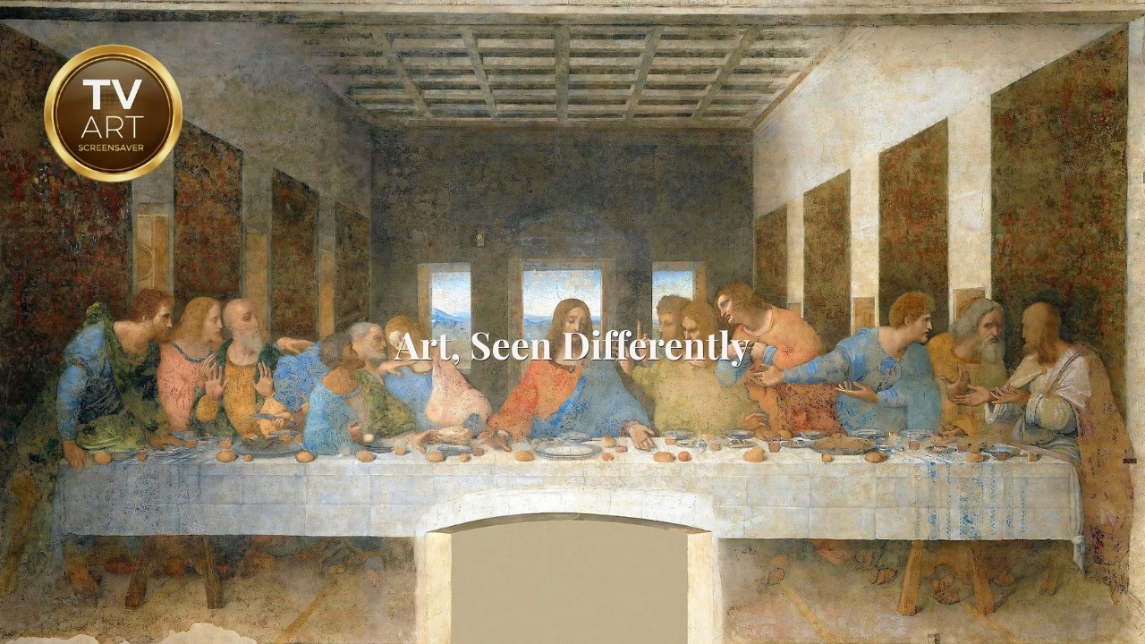 Leonardo Da Vinci - The Last Supper - 2 Hour Screensaver