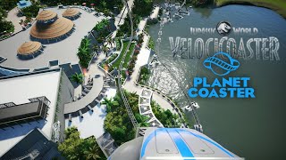 Jurassic World: VelociCoaster POV - Universal's Islands of Adventure (Planet Coaster)