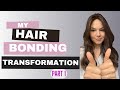 MY ALOPECIA TRANSFORMATION TO A BIGGER BONDED HAIR SYSTEM PT1 | HAIR REPLACEMENT WOMEN