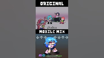FNF Sky: REBORN - Sky (Pico Mix) Cutscene VS Mobile Mix Comparaison