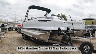 Spend Some Time on the Lake in the New 2024 Manitou Cruise 22 Max Switchback!