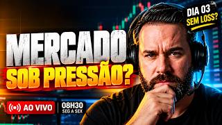 DAY TRADE AO VIVO: Mini Índice e Dólar | Mercado Sob Pressão? Análise Gráfica e Fluxo