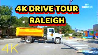 RALEIGH, NORTH CAROLINA TOURING DOWNTOWN 4K @4kDRIVETOUR