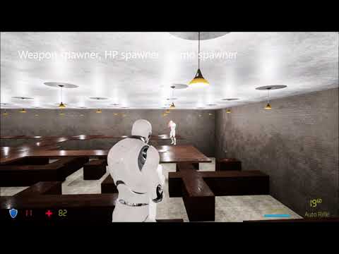 OMPST - Online multiplayer shooter template for Unreal Engine 4 - YouTube