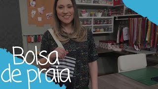 Como fazer uma bolsa de praia