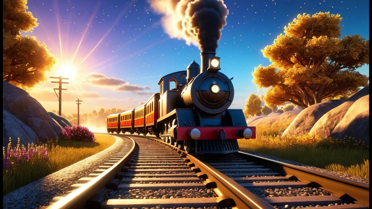 Choo Choo! The Train on the Track | Exciting Train Song for Toddlers | Fun Ride Nursery Rhyme