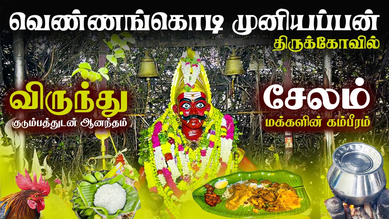 Salem Vennankodi Muniyappan Kovil Pongal 🙏 | Seval Aruthal | Aadu Samayal | Family Vlog