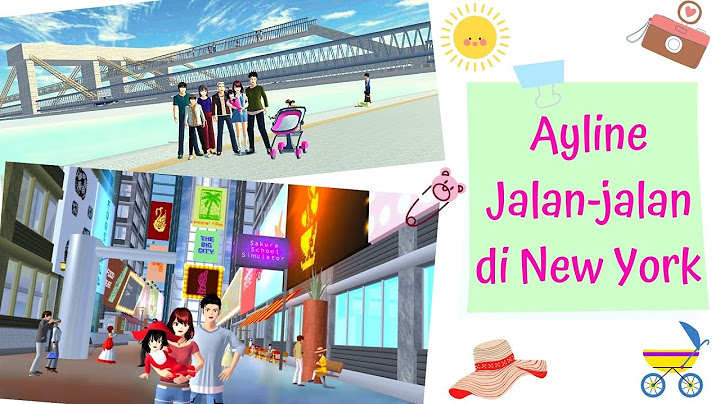 Celand Throwback Vlog | Baby Ayline Jalan jalan di New York | Sakura School Simulator