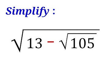Simplify, you should figure out this trick!