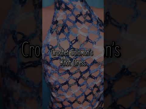 Crochet Solomon’s Stitch Dress. #crochet #crochetdress #crochetlove #crochetdesign by Empress Krochet Kloset