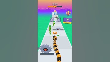 Snake Run gameplay| Levek-62 #shorts #snakegame @CrossbowPsk2.0