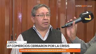 27 comercios cerraron por la crisis