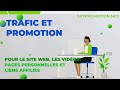 Skypromotion  promotion et trafic pour site web vidos pages personnelles et liens daffiliation