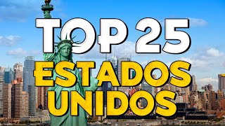 ✈ TOP 25 Estados Unidos ⭐ Que Ver y Hacer en Estados Unidos