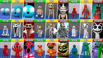 LEGO ALL Characters in ZOONOMALY & Garten of Banban 8 (FULL COLLECTION №1) : Noob, Pro, HACKER!