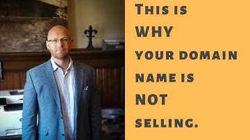 This is why your domain name is NOT selling...