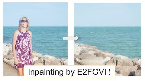 【Inpainting】動画から人を消してみる【E2FGVI】