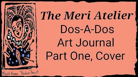 Dos-A-Dos Art Journal, Part One, Cover