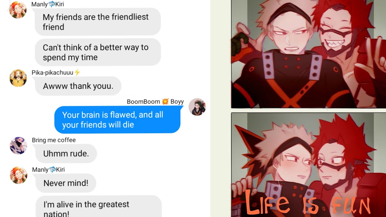 Bnha Lyrics Prank | Kiribaku - Life is fun