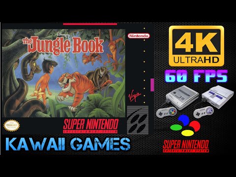 Disney's The Jungle Book | Ultra HD 4K/60fps | SNES | Full Movie Longplay Gameplay No Commentary