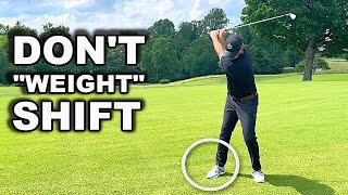 Stop Shifting Your Weight Wrong For A Consistent Golf Swing