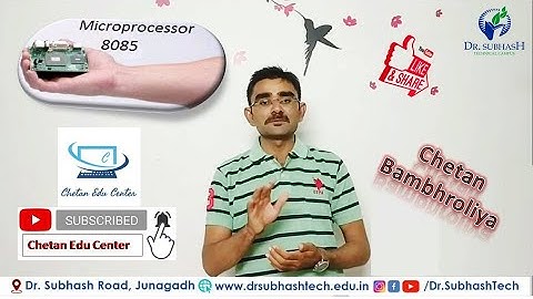Chetan Edu Center #introduction #microprocessor #8085 | By Chetan Bambhroliya