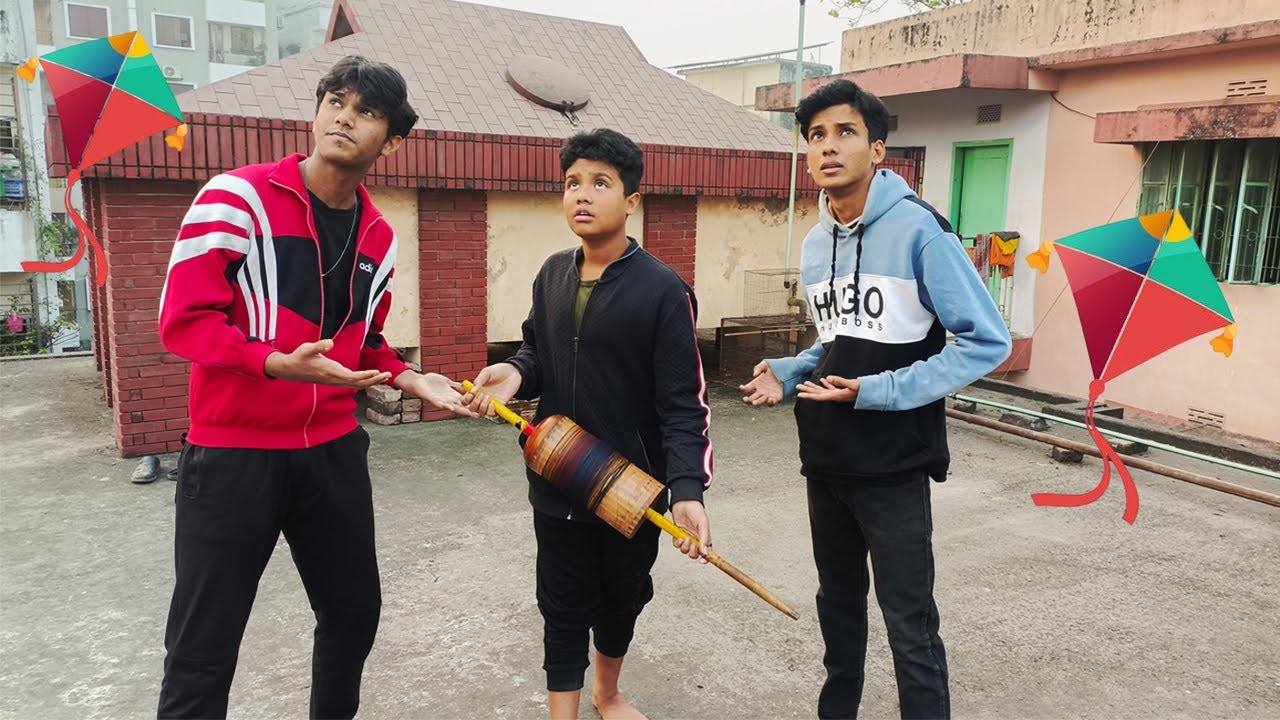 রাইয়ান রওজার ঘুড়ি কেটে দিলো কেন । ঘুড়ি উৎসব। Ghuri Urano । Shahil vlog । SD Family World । Vlog