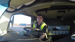 Trucker Jay in the UK: Tramper on Locals meh in cab view
