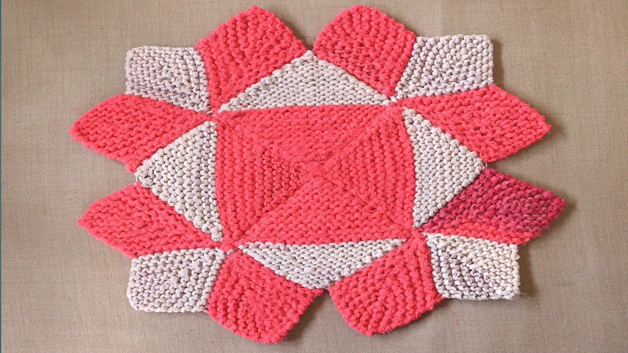 छोटे-छोटे बॉक्स और कली को जोड़कर प्यारा सा दिल का पायदान बनाना सीखे | Heart shaped doormat design |