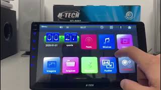 VIDEO DEMONSTRAÇÃO MULTIMIDIA MP5 HTECH HT-9001 9 POLEGADAS 1 DIN