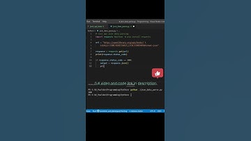 How to get JSON data in Python Automation from REST API | JSON | #python #pythoninterviewquestions