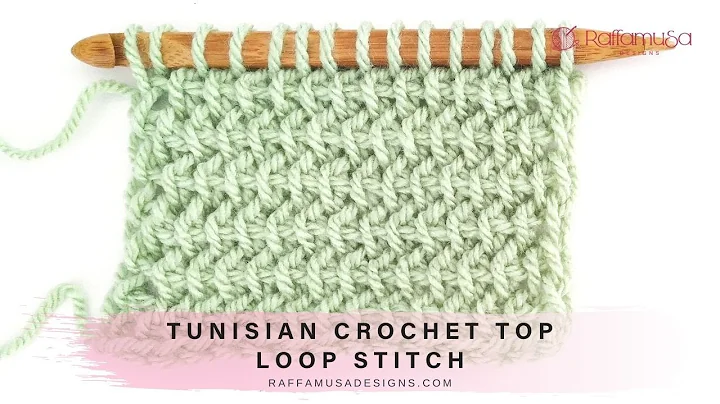 Learn Tunisian Crochet Top Loop Stitch - Step-by-Step Tutorial