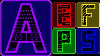 The Alphabet Race 5! - Elimination Marble Race In Algodoo