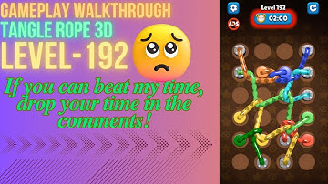 TANGLE ROPE 3D : LEVEL 192 WALKTHROUGH