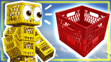 Milk Crate Man tries the milk crate challenge