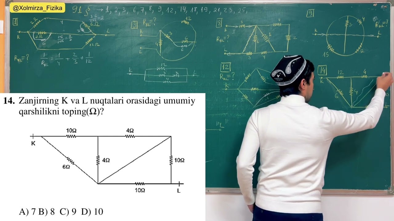 91-mavzu yechimi || 1-qism. Maxsus sxemali misollarni ishlanishi