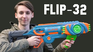 [AD] Nerf Flip32 Blaster - Unboxing, Review & Test | MagicBiber [deutsch]