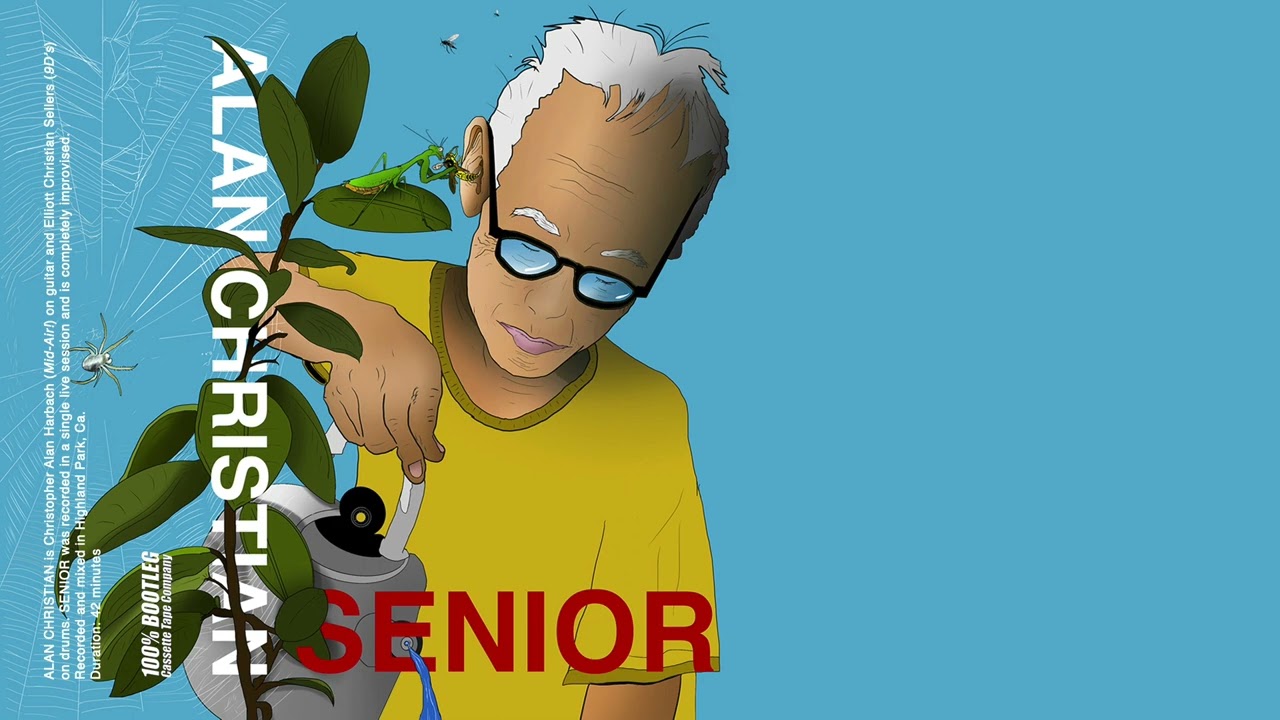 Alan Christian - Senior (2020) FULL ALBUM | Guitar Drums Duo improv melodic post hardcore rock jazz