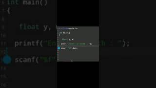#70 | Basic C Language Program | Basic Coding Video | Programming Exercise71 #shorts #coding