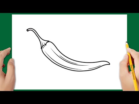 Vídeo: Como Desenhar Uma Pimenta