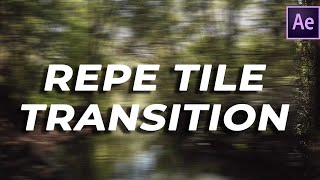 How to Create A Super Smooth Tile Transition In After Effects