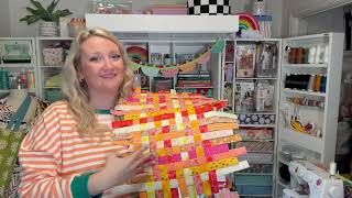 Fabric Basket sewing tutorial! Woven jelly roll basket 
